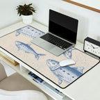 Retro Sardines Desk Mat Gallery Image 2