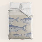 Retro Sardines Duvet Cover Gallery Image 6