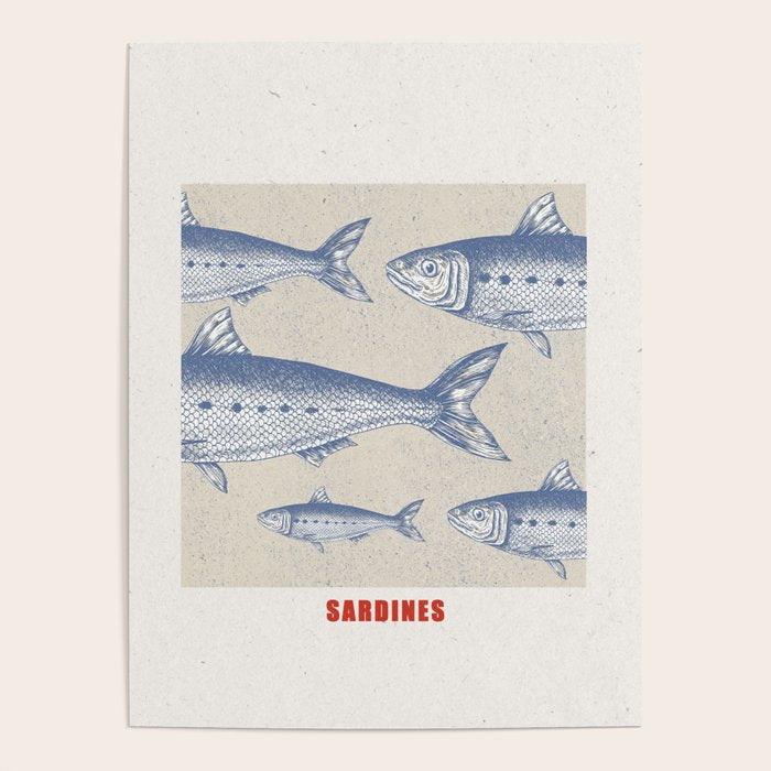 Retro Sardines Poster Gallery Image 4