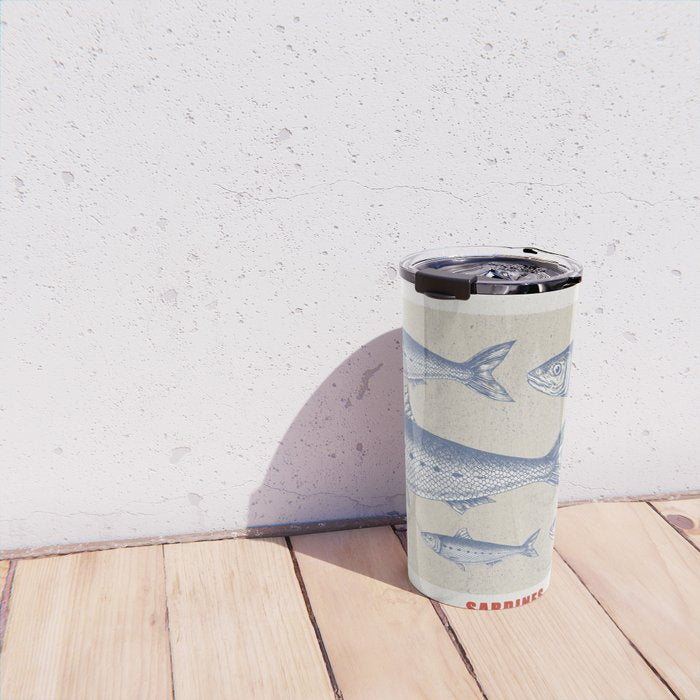 Retro Sardines Travel Mug Gallery Image 4
