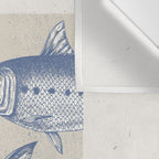 Retro Sardines Wall Tapestry Gallery Image 3