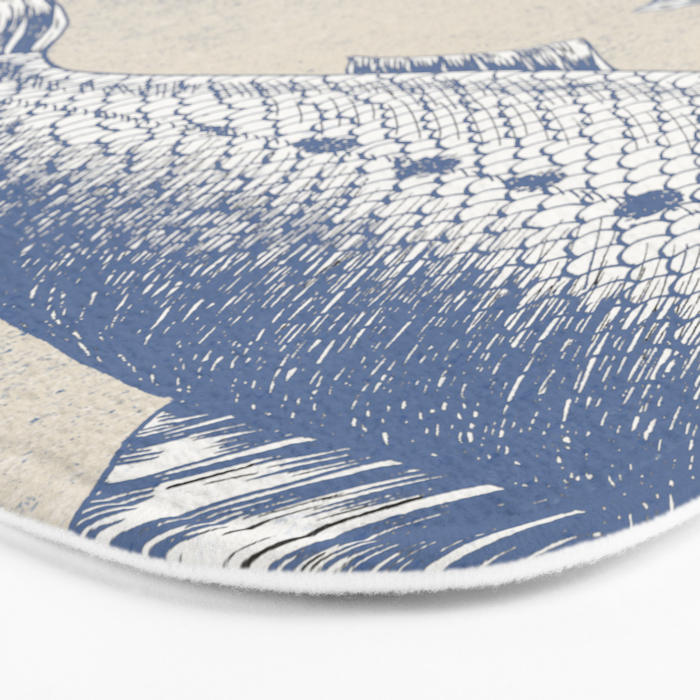 Retro Sardines Bath Mat Gallery Image 3