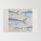 Retro Sardines Rug Gallery Image 2