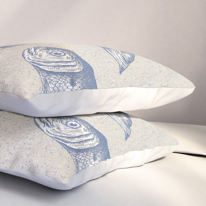 Retro Sardines Pillow Sham Gallery Image 3