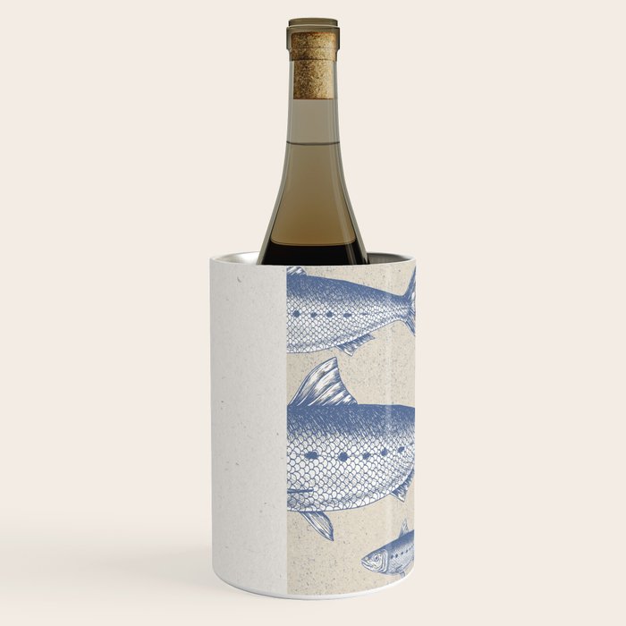 Retro Sardines Wine Chiller Gallery Image 2
