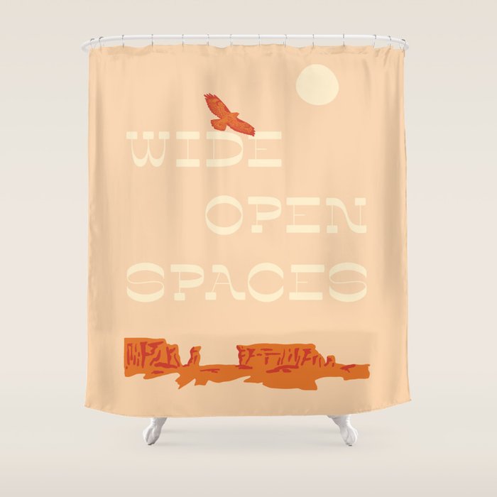 Wide Open Spaces Shower Curtain Gallery Image 1