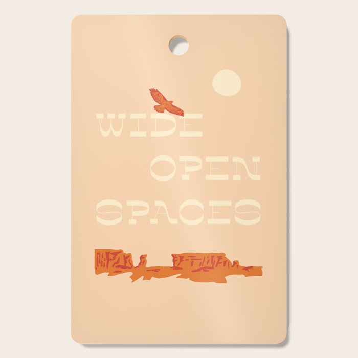 Wide Open Spaces Cutting Board Gallery Image 1