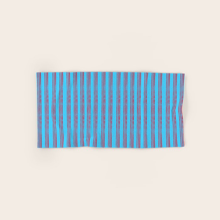 Americana Stripes Bath Towel Gallery Image 1