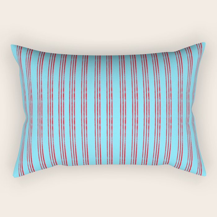 Americana Stripes Rectangular Pillow Gallery Image 2