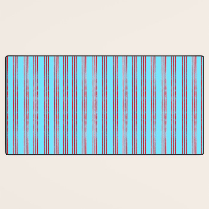 Americana Stripes Desk Mat Gallery Image 3