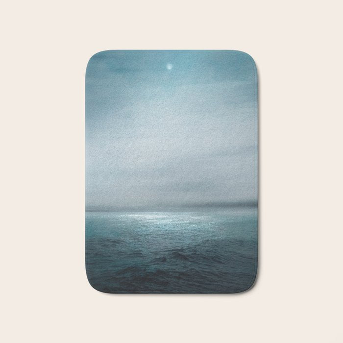 Sea Under Moonlight Bath Mat Gallery Image 1