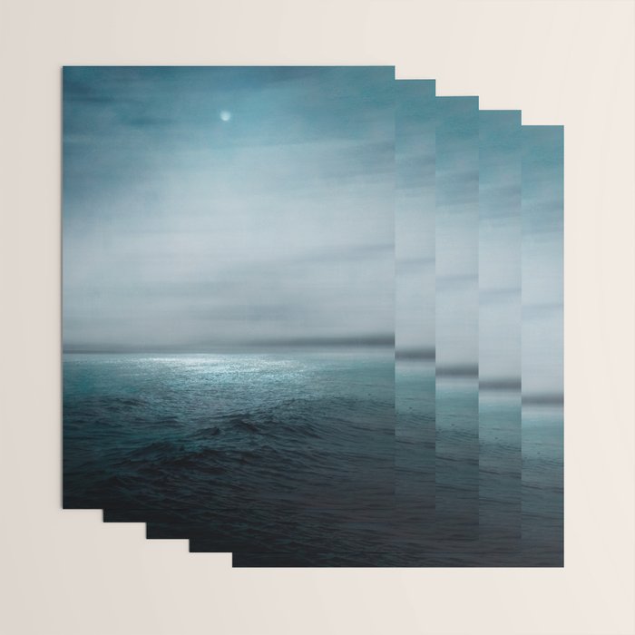 Sea Under Moonlight Wrapping Paper Gallery Image 3