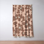 Mocha Blossoms Harmony Window Curtain Gallery Image 3