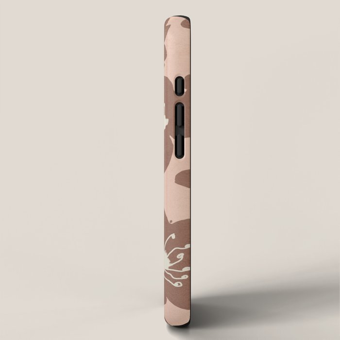 Mocha Blossoms Harmony iPhone Case Gallery Image 2