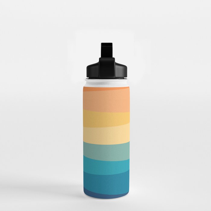 Abstract geometric sunrise Water Bottle Gallery Image 2
