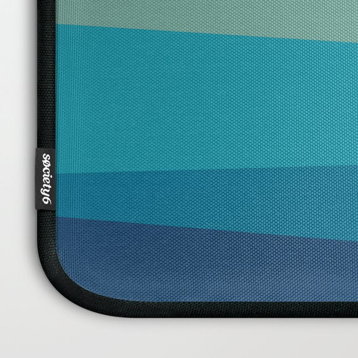 Abstract geometric sunrise Laptop Sleeve Gallery Image 3