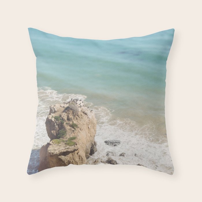 El Matador Beach, California Throw Pillow Gallery Image 1