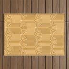 Art Deco Arch Pattern XVII Outdoor Rug Gallery Image 1