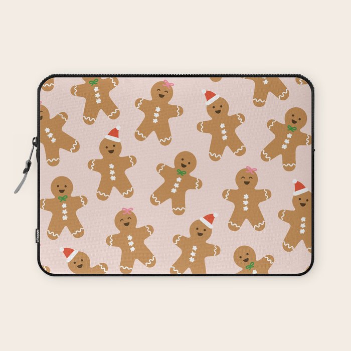 Christmas Gingerbread Men Laptop Sleeve Gallery Image 1