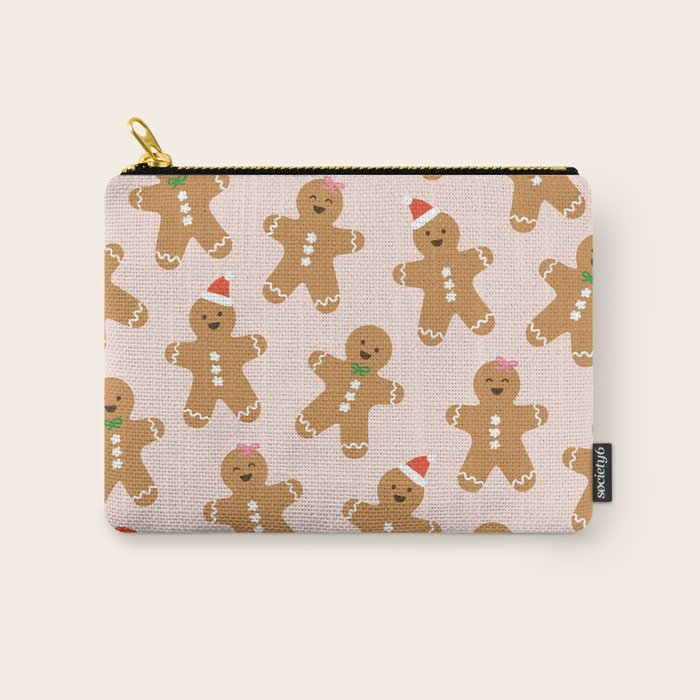 Christmas Gingerbread Men Carry All Pouch Gallery Image 1