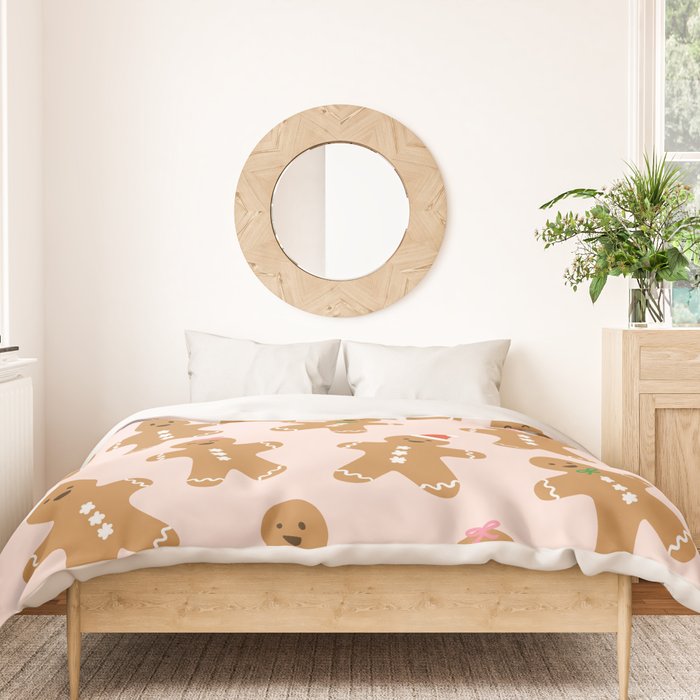 Christmas Gingerbread Men Duvet Cover Gallery Image 3