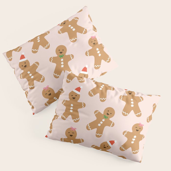 Christmas Gingerbread Men Pillow Sham Gallery Image 3