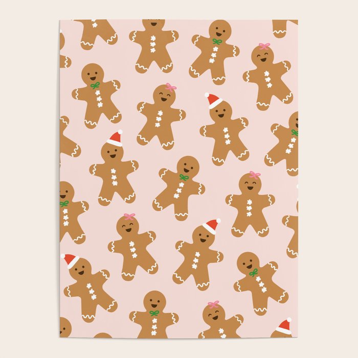 Christmas Gingerbread Men Poster Gallery Image 4