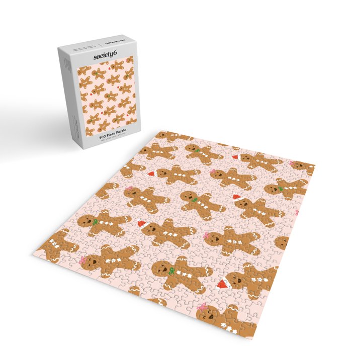 Christmas Gingerbread Men Jigsaw Puzzle Gallery Image 2