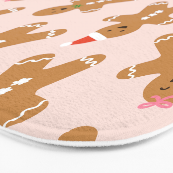 Christmas Gingerbread Men Bath Mat Gallery Image 3