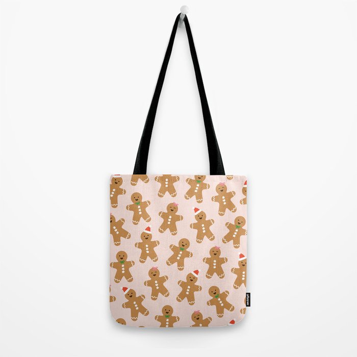 Christmas Gingerbread Men Tote Bag Gallery Image 2