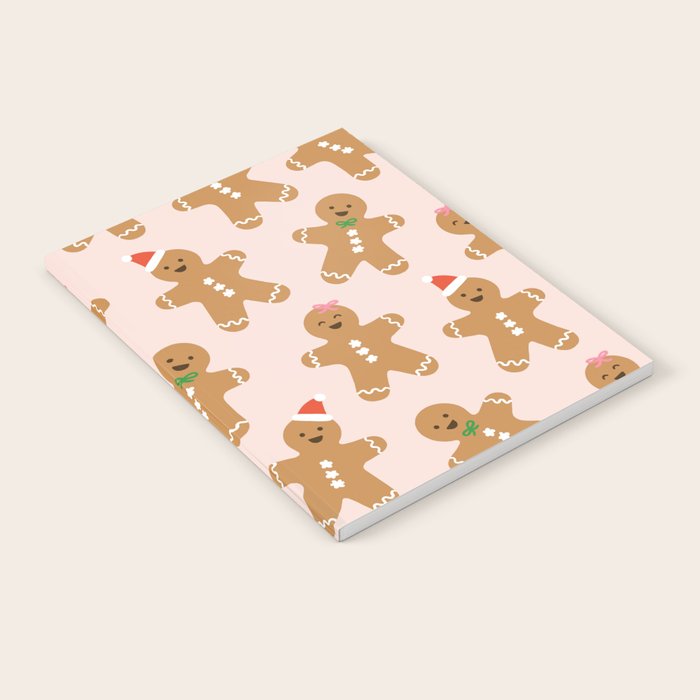 Christmas Gingerbread Men Notebook Gallery Image 1