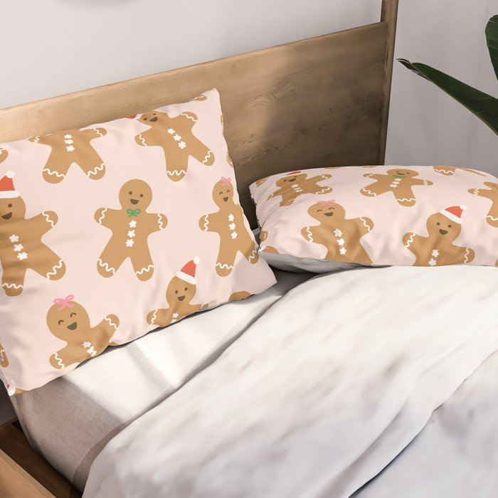 Christmas Gingerbread Men Pillow Sham Gallery Image 2