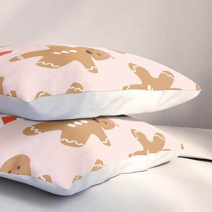 Christmas Gingerbread Men Pillow Sham Gallery Image 3