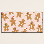 Christmas Gingerbread Men Desk Mat Gallery Image 3