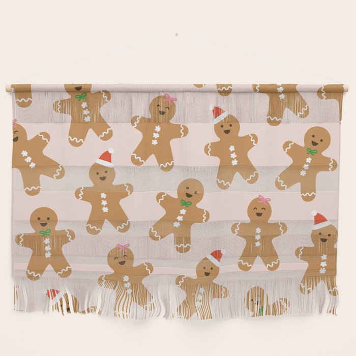 Christmas Gingerbread Men Wall Hanging Gallery Image 1