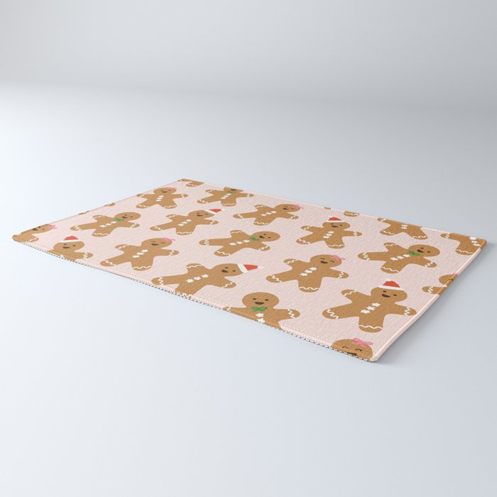 Christmas Gingerbread Men Rug Gallery Image 3