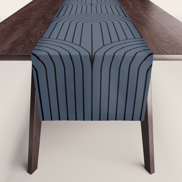 Art Deco Arch Pattern XLVII Table Runner Gallery Image 1