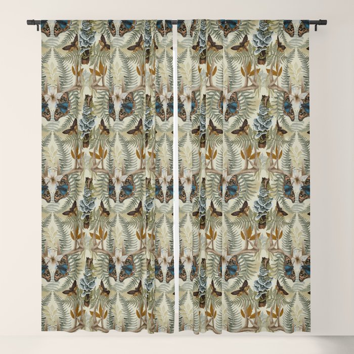 Lush boho forest C Window Curtain Gallery Image 1