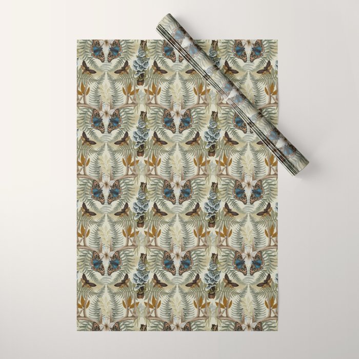 Lush boho forest C Wrapping Paper Gallery Image 1