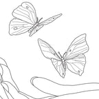 Butterflies on the Palm of the Hand Coffee Mug Gallery Image 2