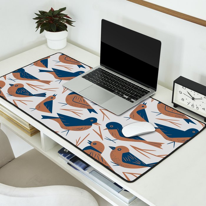 Hello Songbirds Desk Mat Gallery Image 2