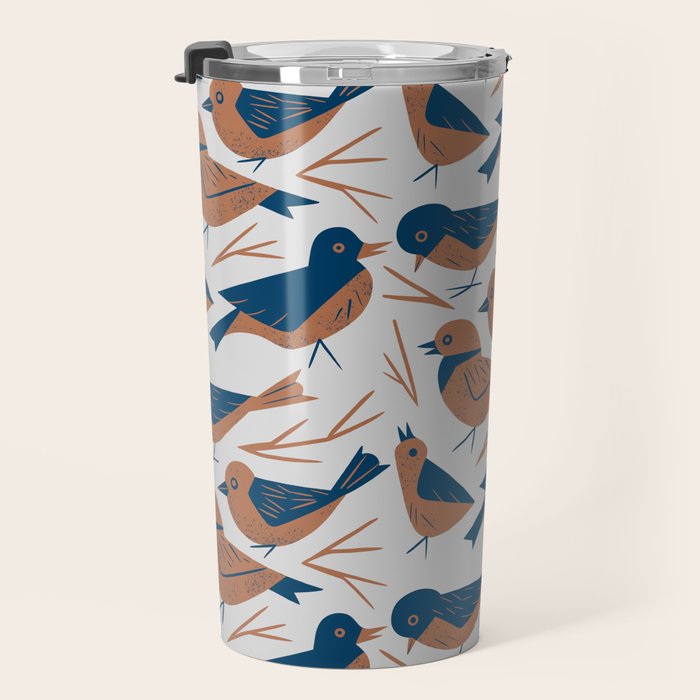 Hello Songbirds Travel Mug Gallery Image 3