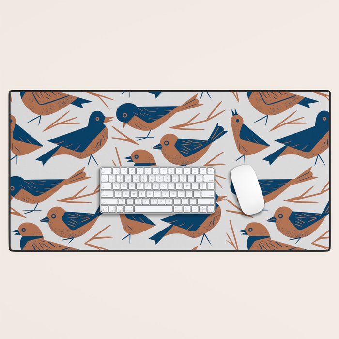 Hello Songbirds Desk Mat Gallery Image 1
