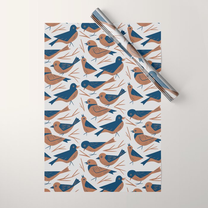 Hello Songbirds Wrapping Paper Gallery Image 1
