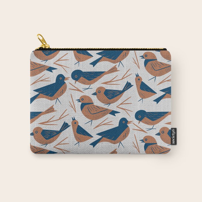 Hello Songbirds Carry All Pouch Gallery Image 1