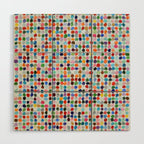 Colossal Polka Daubs Wood Wall Art Gallery Image 1