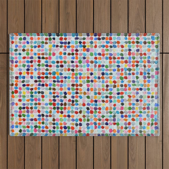 Colossal Polka Daubs Outdoor Rug Gallery Image 1