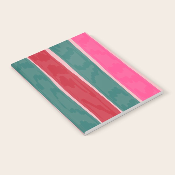 Festive Stripes Notebook Gallery Image 2