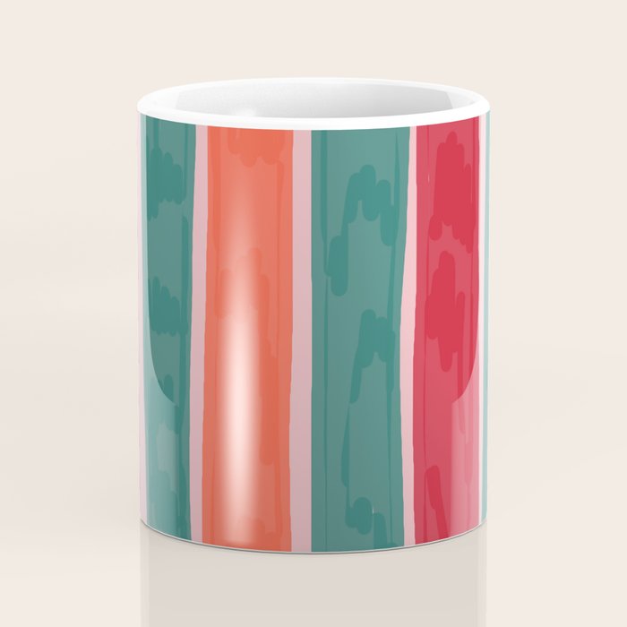 Festive Stripes Coffee Mug Gallery Image 4