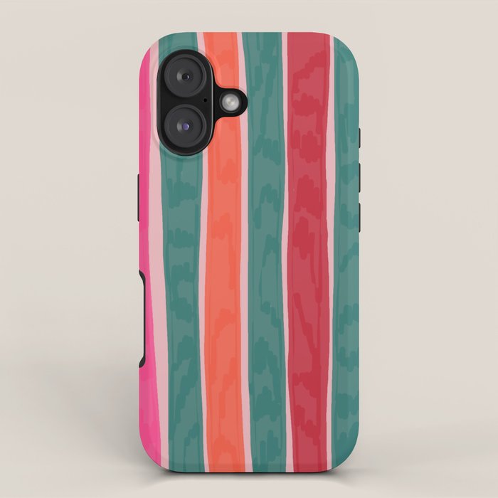 Festive Stripes iPhone Case Gallery Image 1